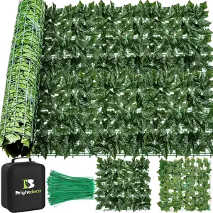 Artificial Ivy  Fence Screen 40x120in  Hedges Wall Faux UV-Anti Panel for Indoor Outdoor Garden Balcony Decor