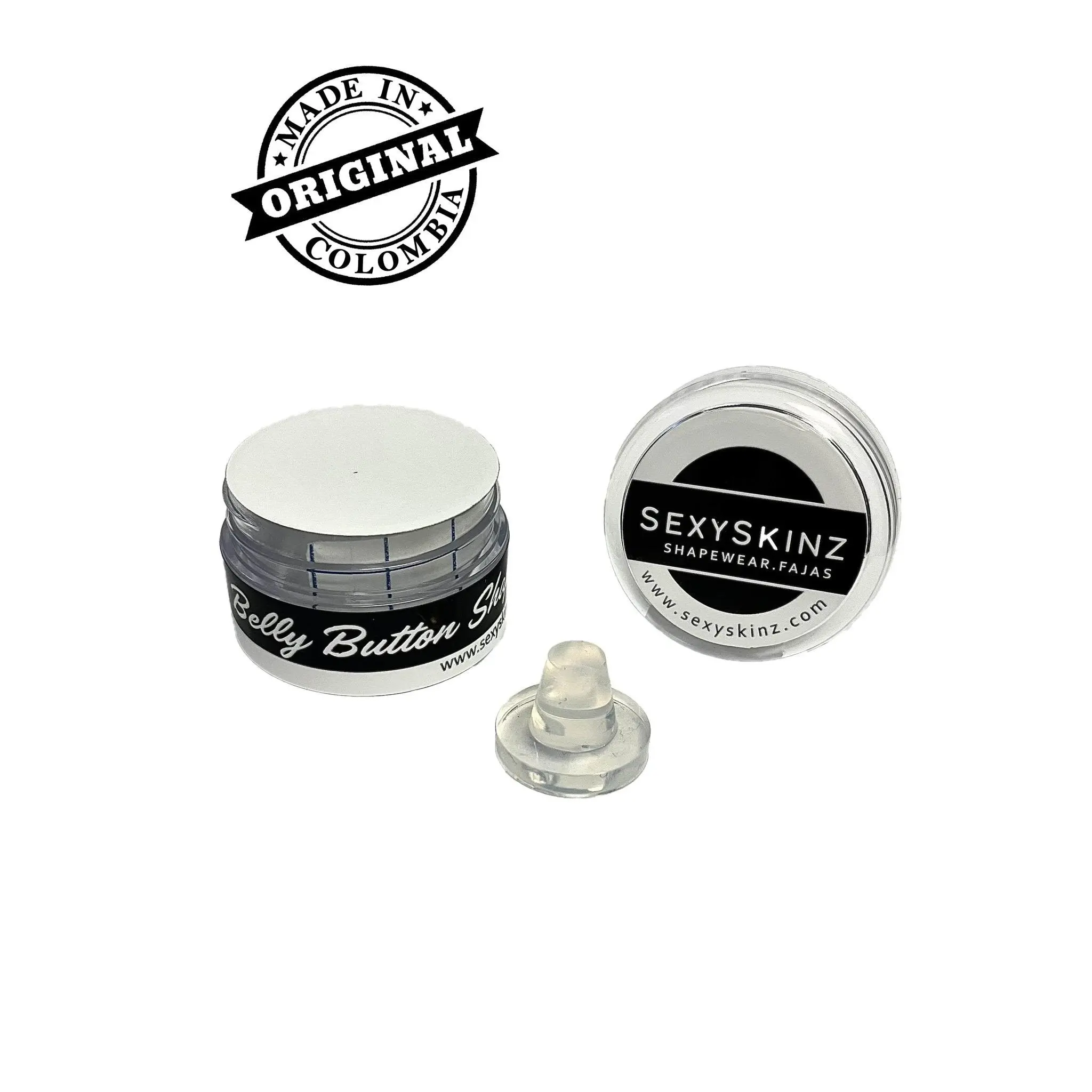 SexySkinz Original Belly Button Plug Shaper Silicone Medical Grade Hypoallergenic Post-Surgery Navel Shaper for Tummy Tuck & Liposuction