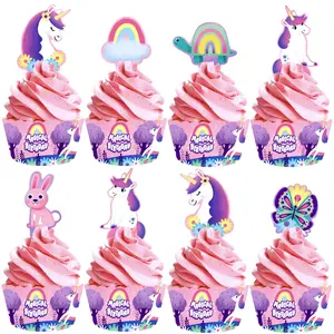 Unicorn Cupcake Toppers & Unicorn Cupcake Wrappers