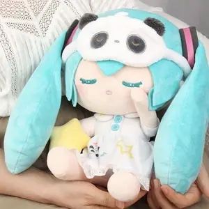 30Cm Anime Cartoon Hatsune Miku Plush Toy Y2K Creative New Singing Plush Doll Pillow Bedroom Desktop Ornament Gift for Girls