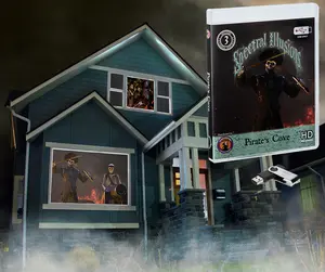 Spectral Illusions Pirates Cove Halloween Digital Decoration on USB