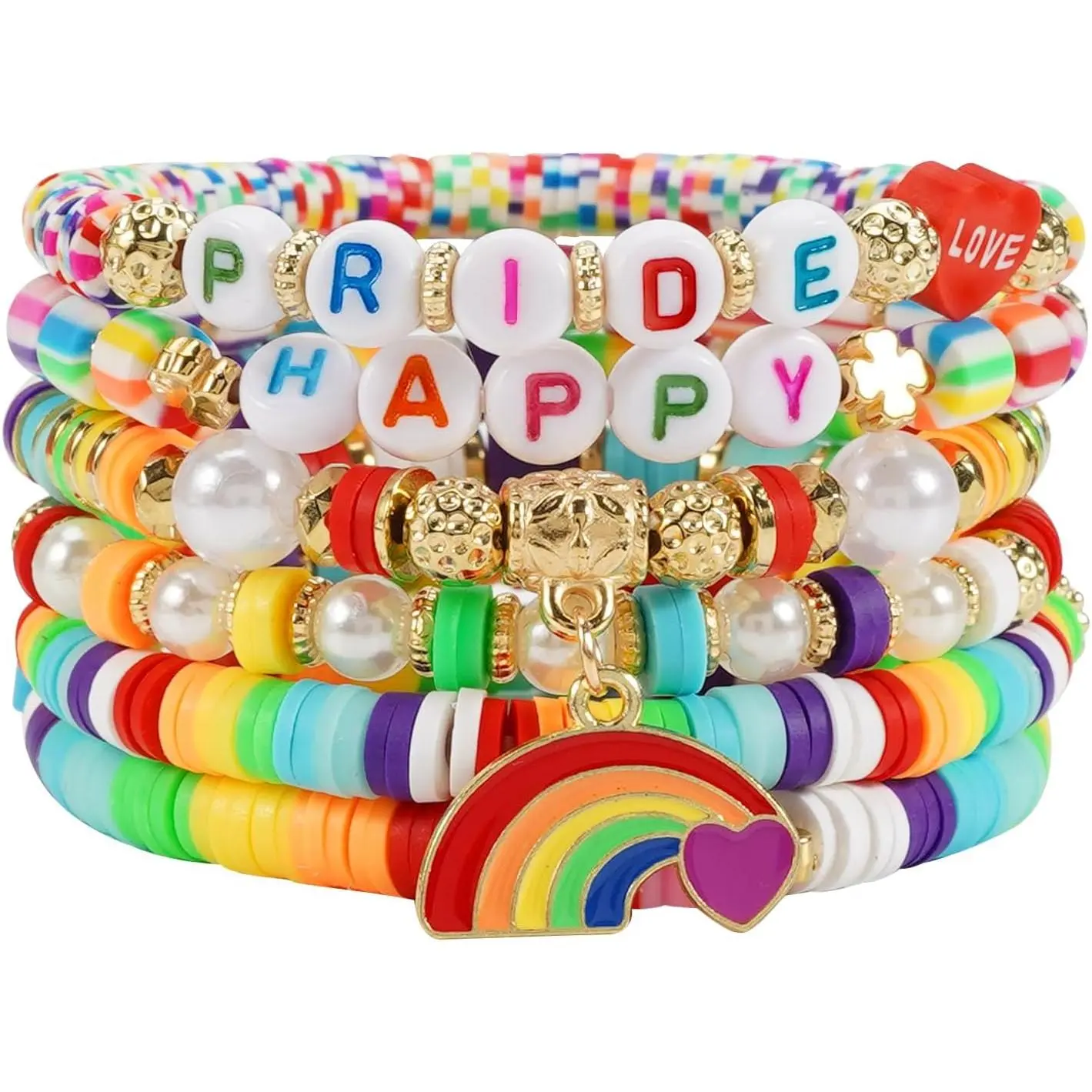 Rainbow Bracelets-A