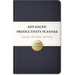 The  Productivity Planner - Undated Daily, Weekly & Monthly Planning System with Time Blocking, Goal Setting & Habit . Toolkit to Maximize Focus and Take Control of Your Time | A5
