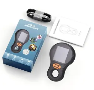 Pocket-Sized Digital Magnifier | 500X Zoom Microscope for Electronics, Hobbyists, Kids & Teens Exploration