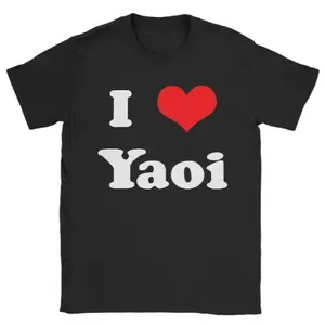 I Heart Yaoi Graphic Tee — Cute Anime Shirt Soft Comfy Unisex Fit for Fans