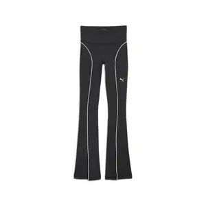 PUMA Womens Cloudspun High Waist Flare Leggings Casual - Black