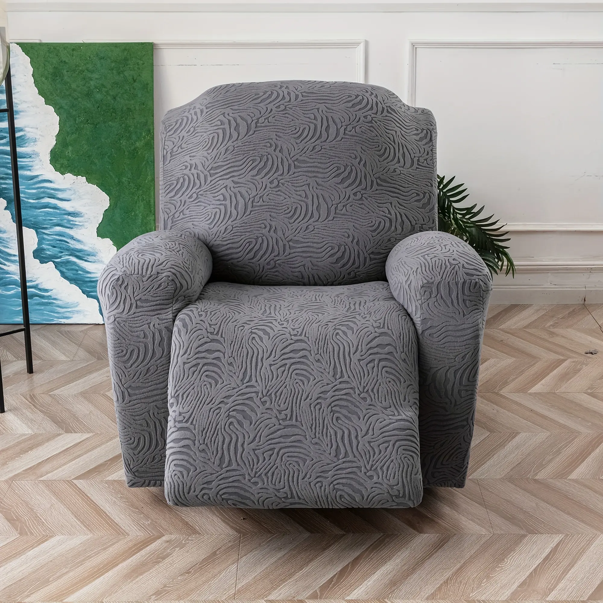 Stretch Recliner Cover for 1-Seater, Soft Washable Sofa Protector, Easy Fit, Anti-Slip, Pet Protection for Couches #TikTokShopDealsforyoudays