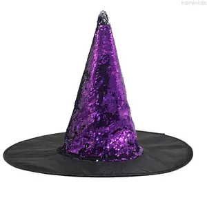 Premium Oxford Cloth Witch Wizard Hats, Lightweight Durable Halloween Party Cosplay Costume Accessory, Spooky Decor Prop for Trick-or-Treat & Themed Outfits