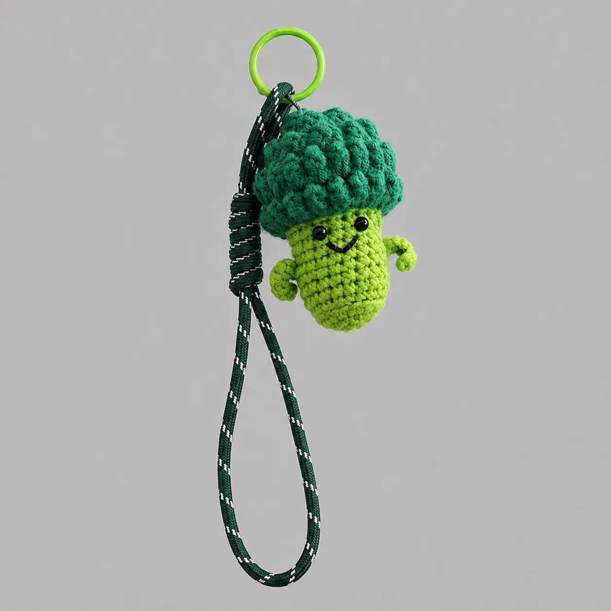 Crochet Plush Keychain, Cute Food and Flower Bag Charm for Backpacks, Purses, Tote Bags and Gifts