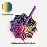 Small Sized Colorful Stress Relief Radish Tower