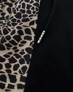 YEMA MESKEL GIRAFFE SKATING SHORTS IN ADDIS BLACK