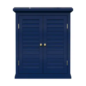 Teamson Home Glancy Removable Two-Door Wall Cabinet