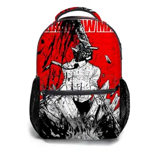 Chainsaw-Man-Backpacks for Girls, Cute School Backpack for Girls Boys, Aesthetic Bookbag for Teens, Lightweight Classic Backpack for Travel, Work, Picnic A-32
