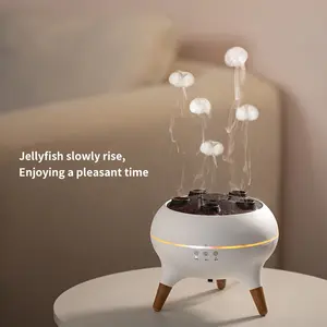 Dynamic Jellyfish Multi-spray Fragrance Machine Desktop Accessories Humidifier Home Fog Volume Atmosphere Colorful Lights Remote Control, A Perfect Mother'S Day Gift., Home Humidification, Office Humidifier, Decorative Humidifier, Jellyfish
