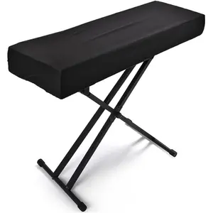 Piano Keyboard Dust Cover, 88  Piano  Keyboard Cover, Stretchy  Keyboard Piano Cover with Elastic Cord Locking Clasp (76-88 )