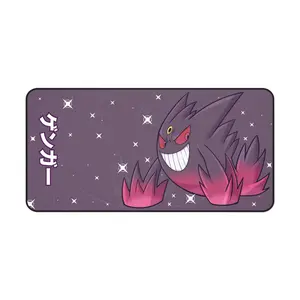 Gengar Desk Mat, Anime Mouse Pad, Computer Accessories, Perfect Gift for Fans, Office Decor, Gaming Decor, Top Deskmat