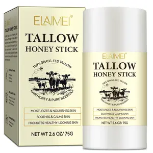ELAIMEI Shea Butter Honey Stick 75g Effectively moisturizes dry skin, strengthens the skin barrier, and helps restore a soft, smooth, healthy complexion. An autumn and winter moisturizer suitable for rough areas, also effective for neck wrinkles.