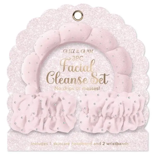 Glitz & Glam Pink Bling Cleanse Set