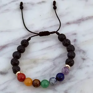 Mens Spiritual Alignment Chakra bracelet