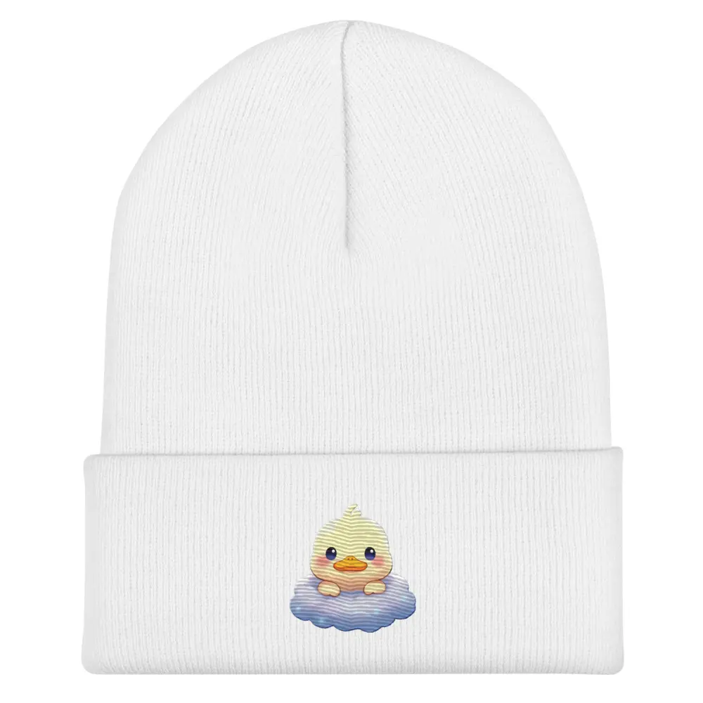 "Cloud Ducky" Cuffed Beanie