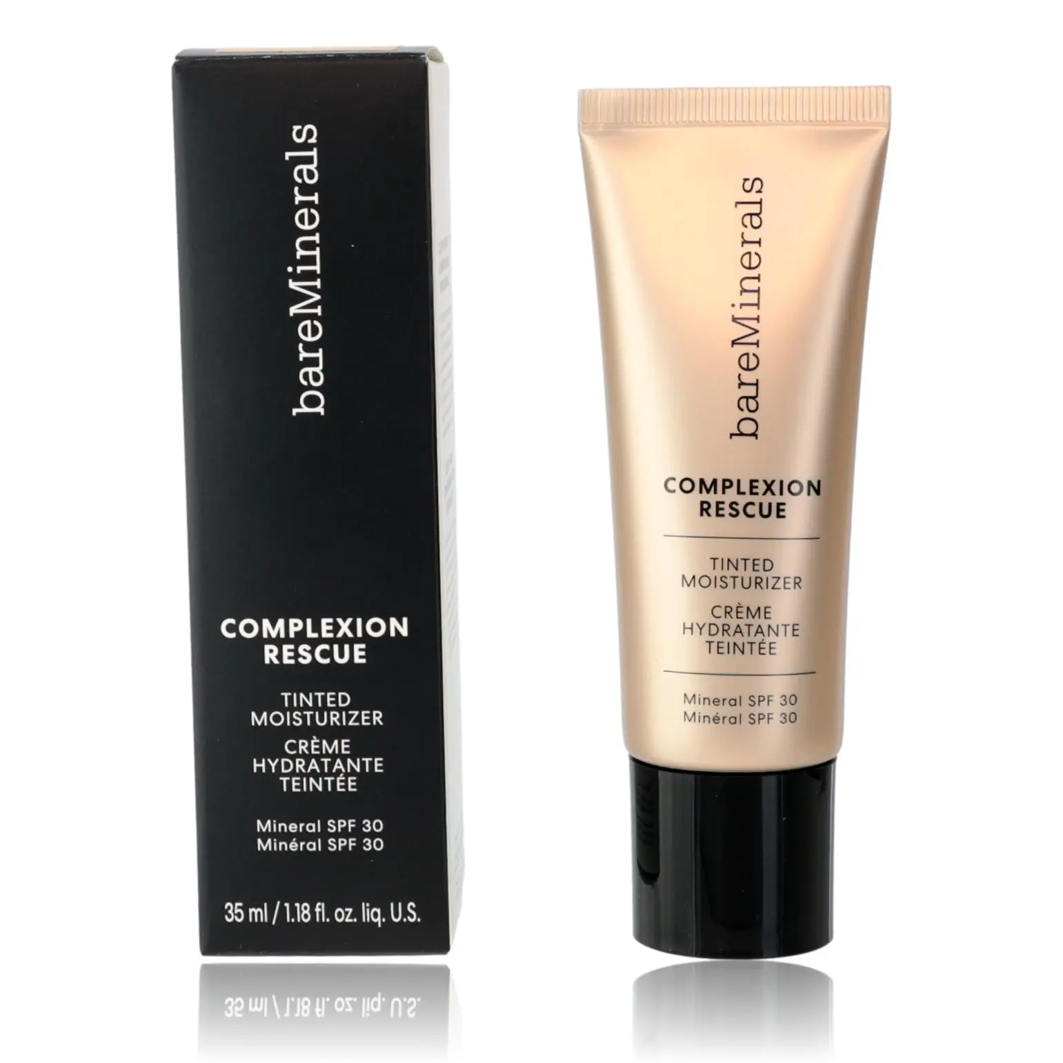 Bare Minerals Complexion Rescue, 1.18oz Tinted Moisturizer SPF 30 - Ginger 06, Hyaluronic Acid, Moisturizing, Hydrating, Moisture