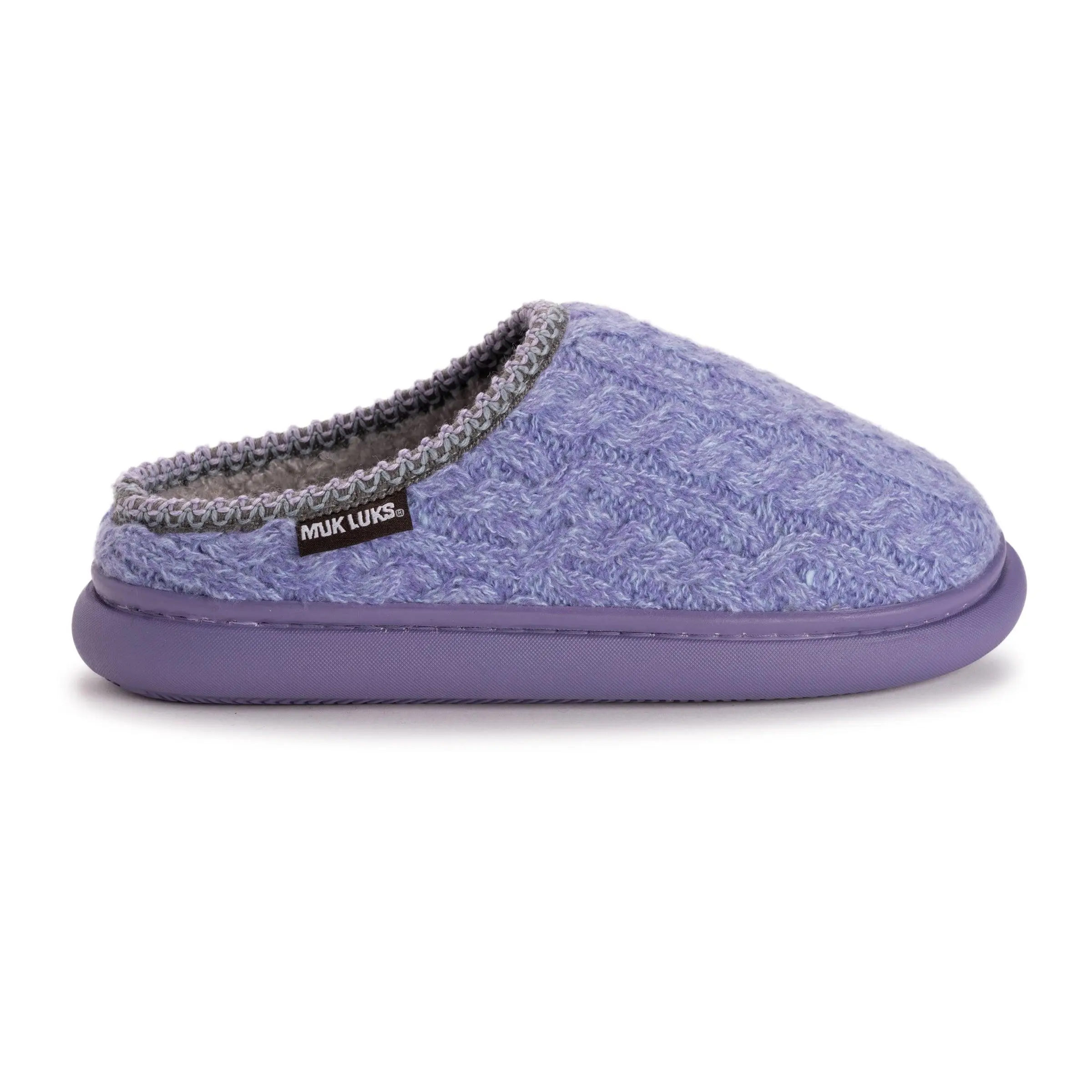 Muk Luks Women's Bindi Textured Slip-On Clog Slippers with Memory Foam and Indoor-Outdoor Bubble Outsole, Soft, Slippers For Women, Footwear, Casual, Slide, Beautiful Textured Details