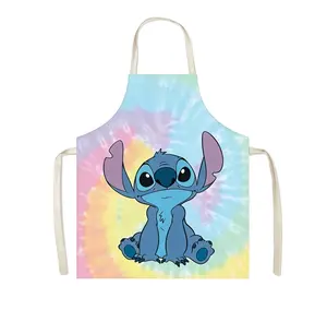 Disney Stitch Apron - Playful Stitch Design for Fans Ideal for Cooking & Crafting Versatile Kitchen Accessory with Whimsical Pose