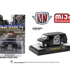 M2 Machines 1:64 1971 Chevrolet Van Lowriders Limited Edition – Black – Mijo Exclusives
