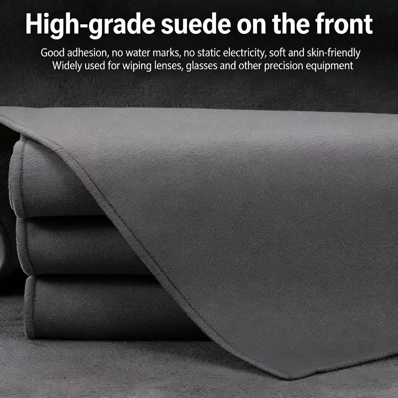 2-Piece Wholesale Microfiber Cleaning Towels - Double-Sided Thick Ultra-Soft Printed Suede, Car Care Water Absorbent Paintwork Cleaner, for Interior & Kitchen Use