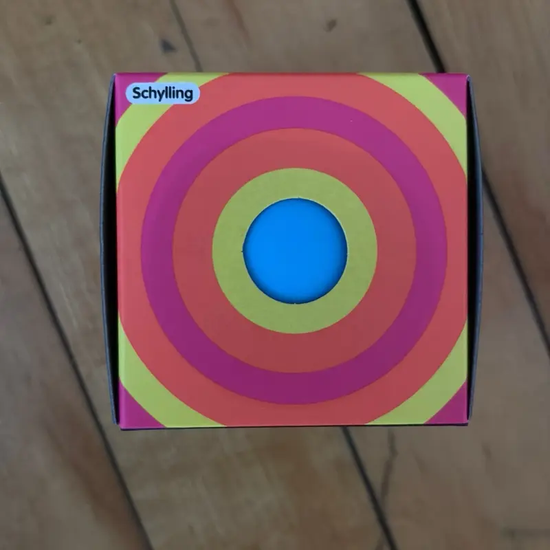 Blue color changing squish ball