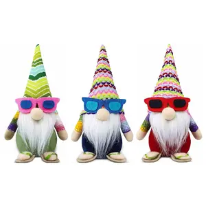 Santa's Workshop, Inc. S/3 9" Tropical Gnomes