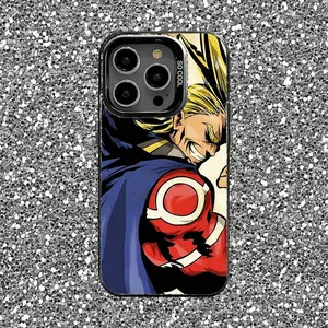 Toshinori Yagi MHA All Might Phone Case For iPhone 17 Air 16 15 14 13 12 11 Pro Max Plus Black Candy Matte Shockproof Cover