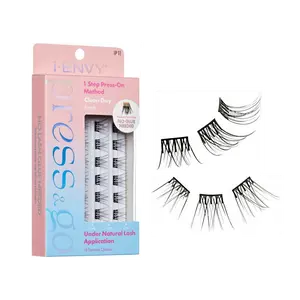 I-ENVY Press & Go Press-On Pre-Glued Lash Clusters - Clean Day