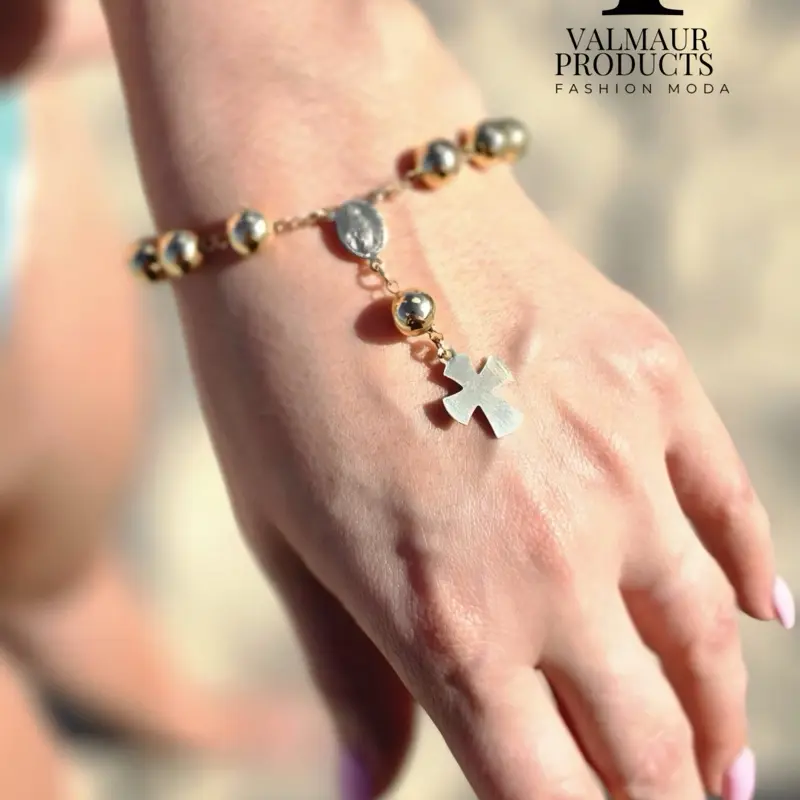 Valmaur products women’s rosary bracelets metal brass Valmaur products women’s rosary bracelets metal brass
