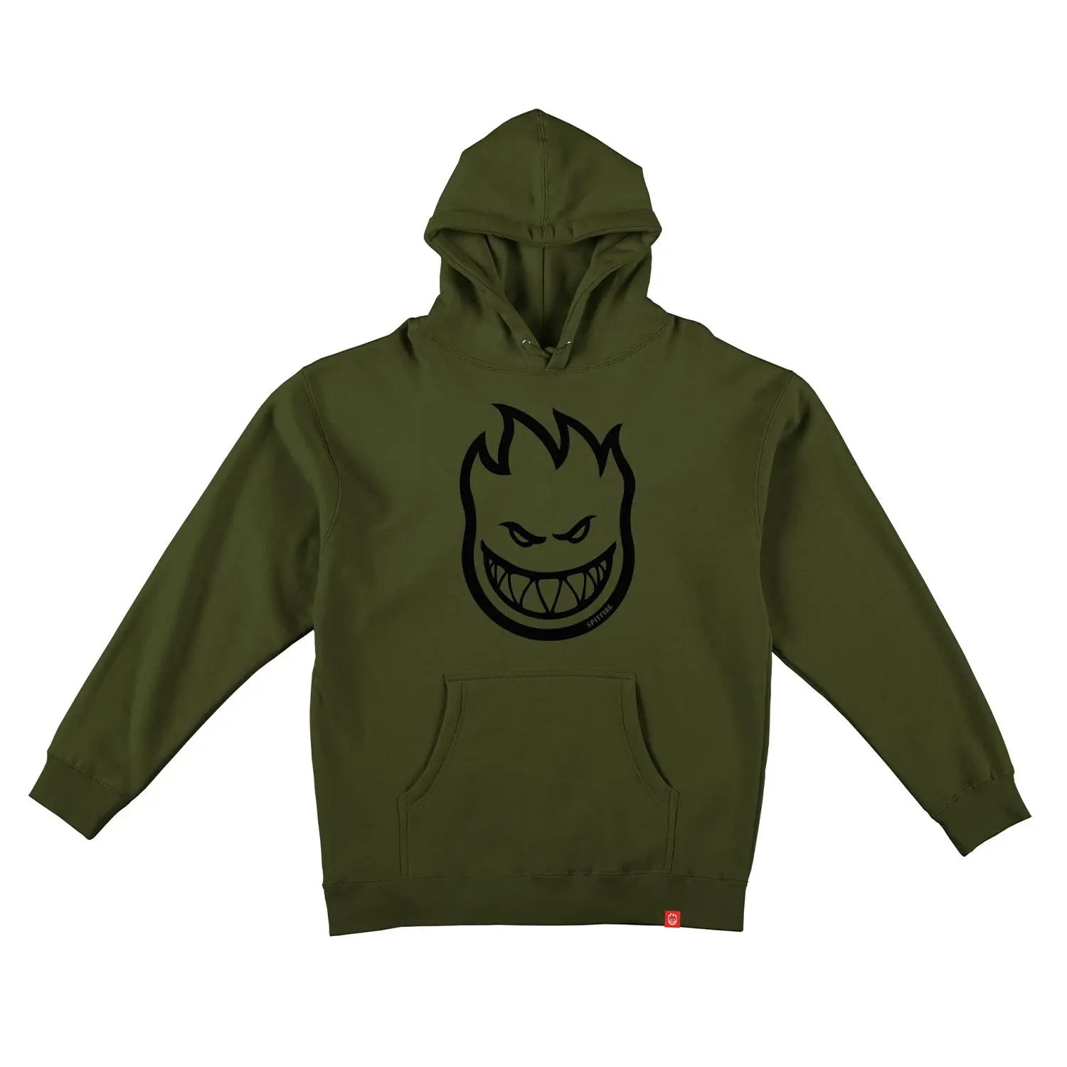 Spitfire Wheels Hoody Bighead Pullover Army/Black