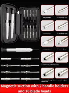 Multifunctional Glasses Screwdriver Set — Portable Tool Kit for Phone, Watch, and Clock Repairs