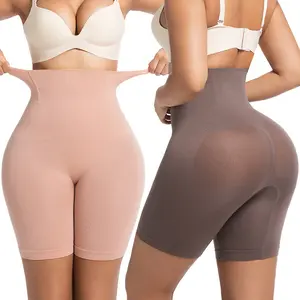 Women'S Tummy Control Pants Body Shaping Plus Size Waist Slimming And Hip Lifting Square-Cut Shaping Pants Postpartum Belly Reduction And Waist Tightening, High-Waist Slimming Pants