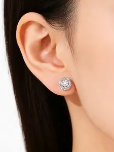 Elegant Zirconia Flower Earrings for Women, Fashion Jewelry, Versatile Design Suitable for Any Occasion, Perfect Gift Idea