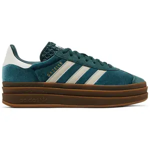 Adidas Gazelle Bold Mineral Green Velvet IG4391 Women's Fashion Shoes New