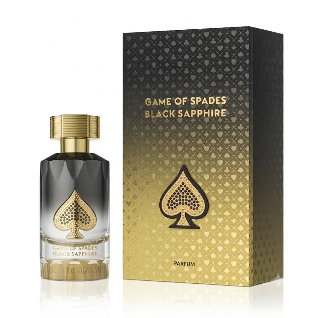 Jo Milano Game of Spades Black Sapphire Parfum For Unisex 3oz | Luxury Unisex Perfume | Long-Lasting Signature Fragrance