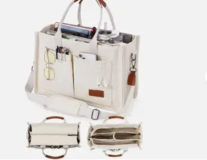 Tote Bag for Women with Zipper for Teacher Nursing Travel Weekender Work