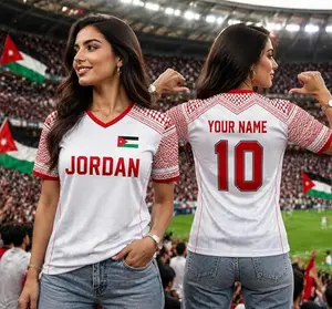 Jordan Soccer Jersey, Custom Name Number Football Shirt, Jordan Fan Apparel