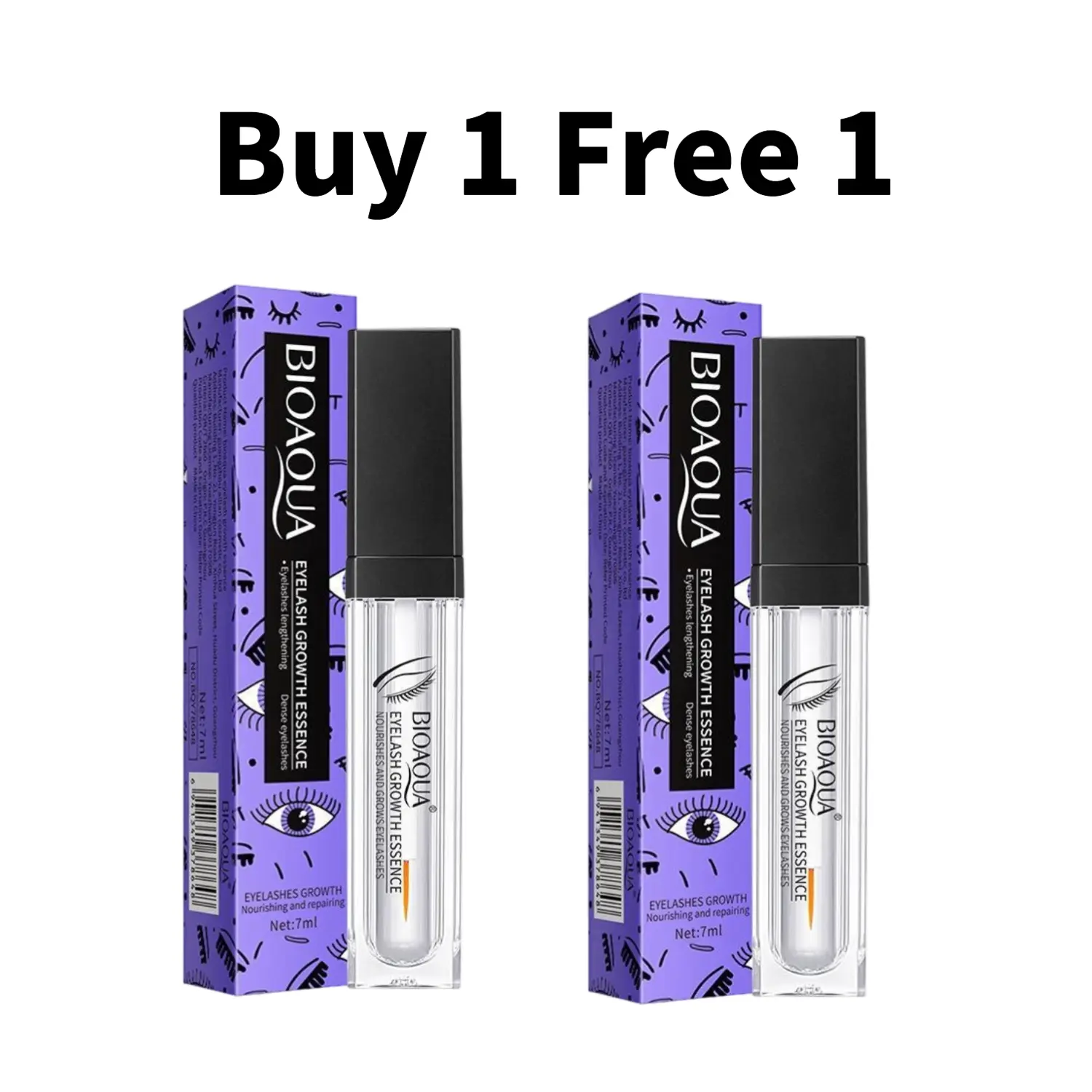 Premium Eyelash , Eyelash  7ML, Eyebrow  with Peptides, Non-irritating Eyelash , Eyelash  for Thicker, Longer, Thicker and Stronger Eyelashes lash length strengthen eyelash Advanced Lash vegan cruelty-free formula Korean Eyelash Root Care Serum