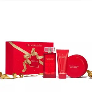 Elizabeth Arden Red Door Eau de Toilette 3-Piece Gift Set | Perfumed Spray, Body Lotion & Body Powder, Travel-Friendly, Floral & Sandalwood