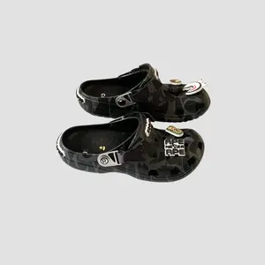 2026 Camo Clogs with Charms, Lightweight Garden Shoes with Adjustable Heel Strap, Non Slip Summer Slip On Sandals