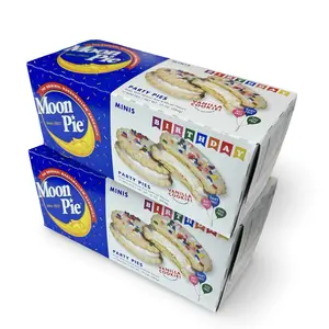 Moon Pie Mini Birthday Cake Vanilla Cookie Party Pies, 2 Boxes, 10 Per Box (20 Total)