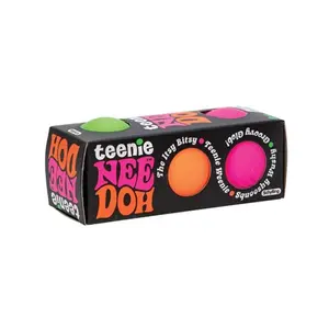 Teenie Needoh 3-Pack Groovy Glob RARE AUTHENTIC Assorted Colors (Squeeze Squishy, Squeeze toy,Ultra Soft Slow Rising Fidget Toy,Stress Relief Toy)