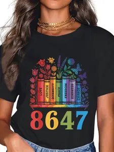 100% Cotton 8647 Resist Protest Equality T-Shirt