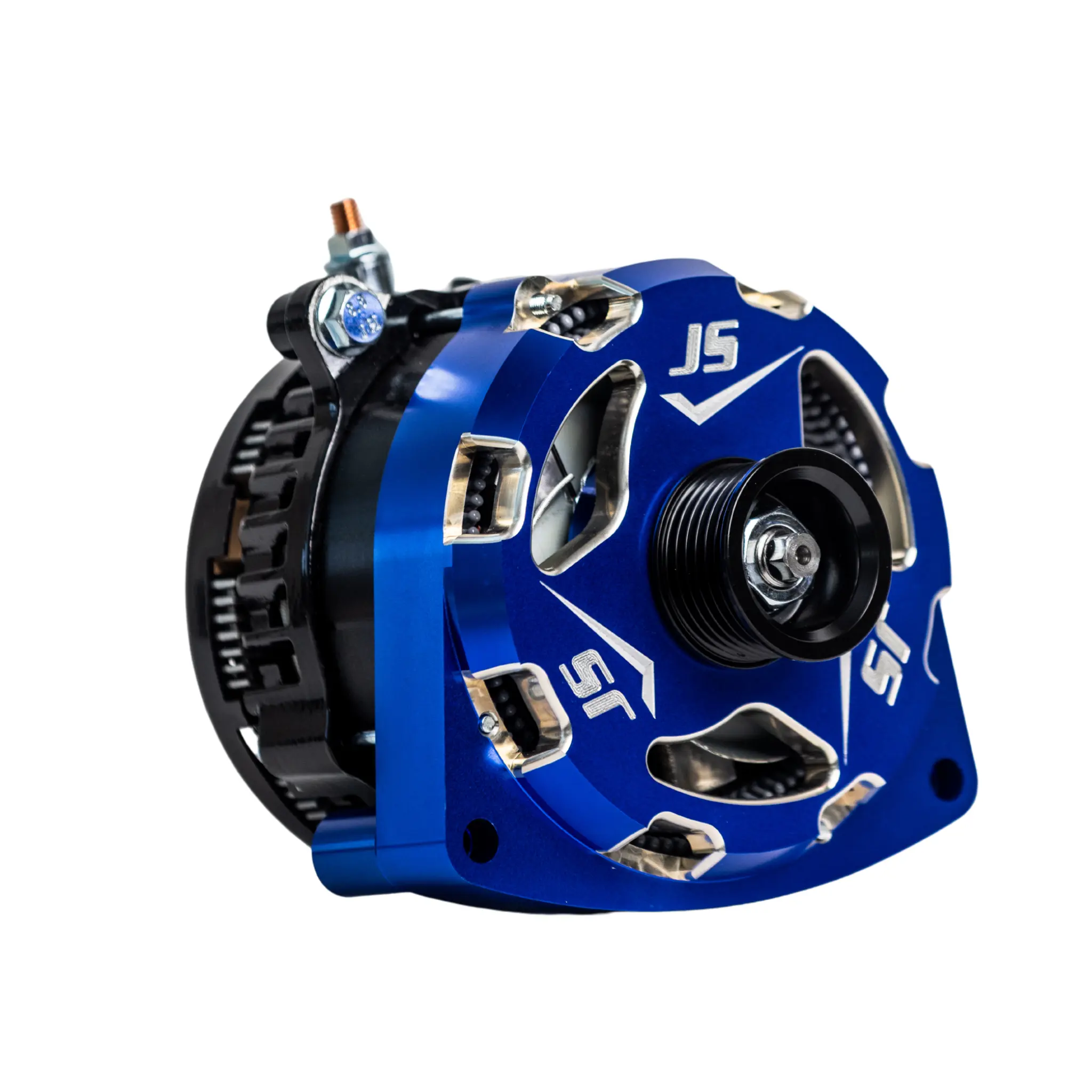 1996-2024 GM Billet High Output Alternator (Blue)