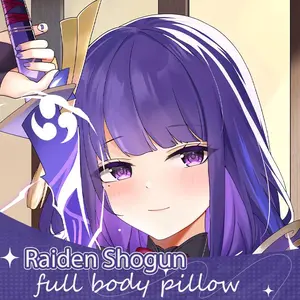 Anime Dakimakura Japanese Otaku Waifu Life Size Doublesided Print Hugging Body Pillov Cover Genshin Impact Raiden shogun